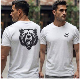 Titre : Moderne T-Shirt Graphique aux Marques de G