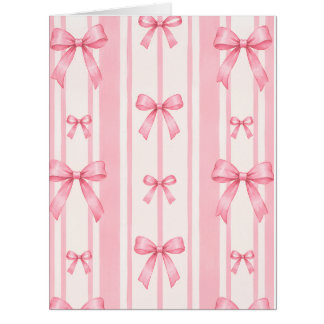Titre : motif transparent à rayures roses et noeud