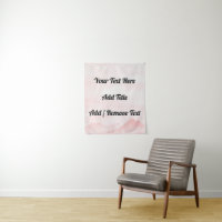 Titre personnalisable, Nom (50" x 60") Tapisserie