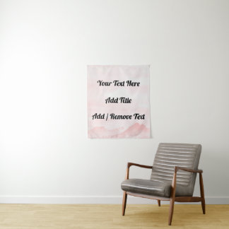 Titre personnalisable, Nom (50" x 60") Tapisserie