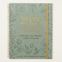 Titre : Planificateur quotidien My Harmony 2026 | 