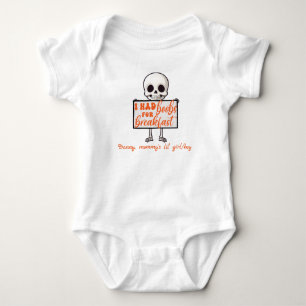 Titten zum Frühstück Süßer Oktober-Neugeborener-Sk Baby Strampler