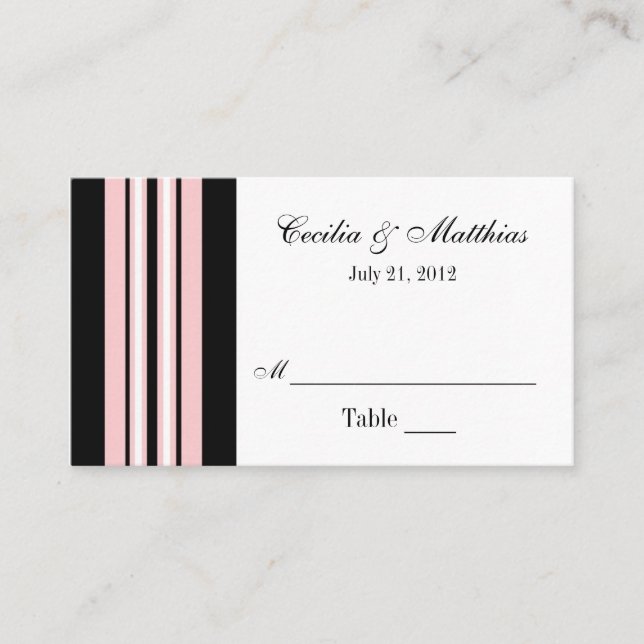 Titulaire d'une carte rose et noire (Devant)
