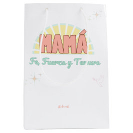 Título: Faith, Strength & Tenderness Mother's Day Mittlere Geschenktüte