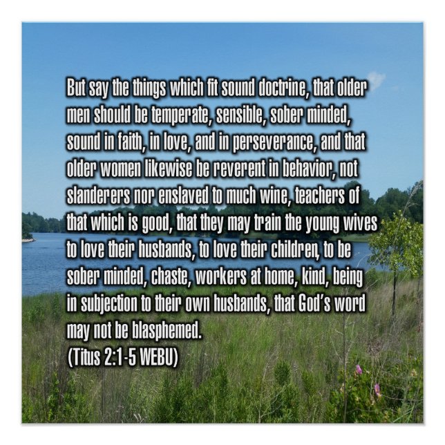 Titus 2:1-5 WEBU Poster (Vorderseite)
