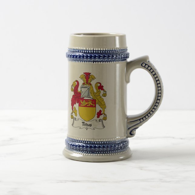 Titus Familienwappen Bierglas (Rechts)