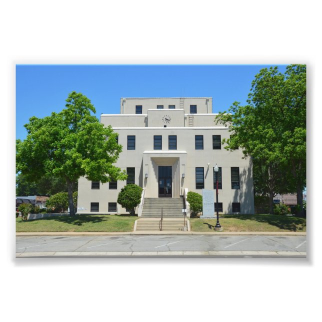 Titus Landkreis Courthouse, Mount Pleasant, Texas Fotodruck (Vorne)
