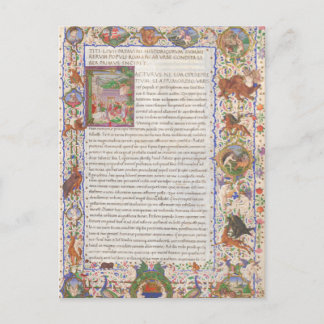 Titus Livius Geschichte Rom Mittelalterliches Manu Postkarte