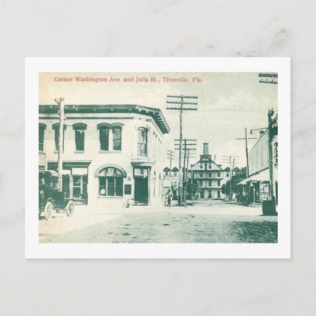 Titusville, Florida 1905 Vintag Postkarte (Vorderseite)