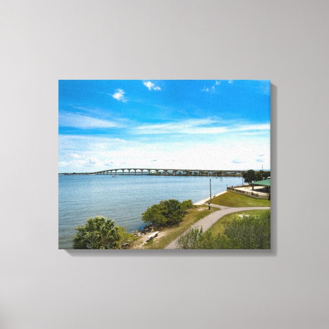 Titusville Florida Leinwanddruck (Vorderseite)