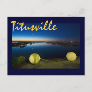 Titusville, Florida, USA Postkarte