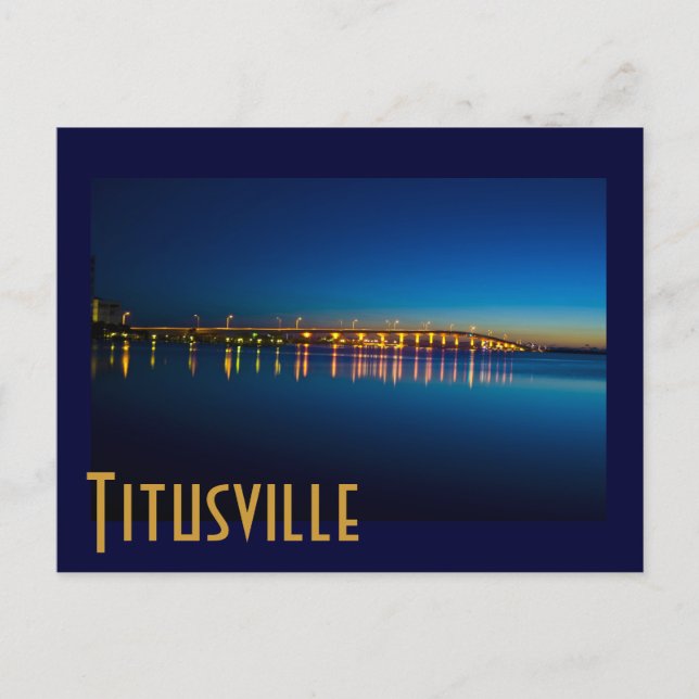 Titusville, Florida, USA Postkarte (Vorderseite)