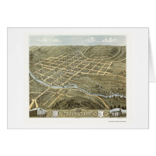 Titusville, panoramische Karte PAs - 1871