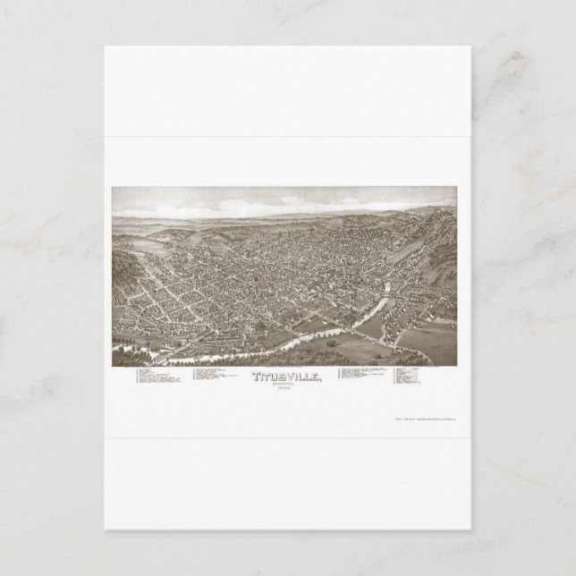 Titusville Postkarte (Vorderseite)