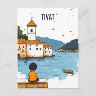 Tivat Montenegro Travel Postkarte