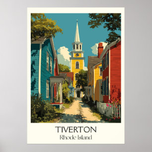 Tiverton Rhode Island Küstenort Poster
