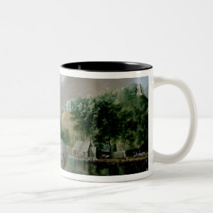 Tivoli, nahe Korken, 1780s Zweifarbige Tasse