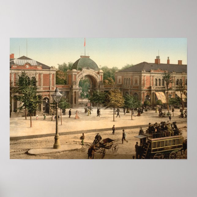 Tivoli Park Entrance Kopenhagen Poster (Vorne)