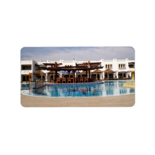 Tivoly Aquapark Hotel in der Stadt Sharm el Sheikh Adressaufkleber