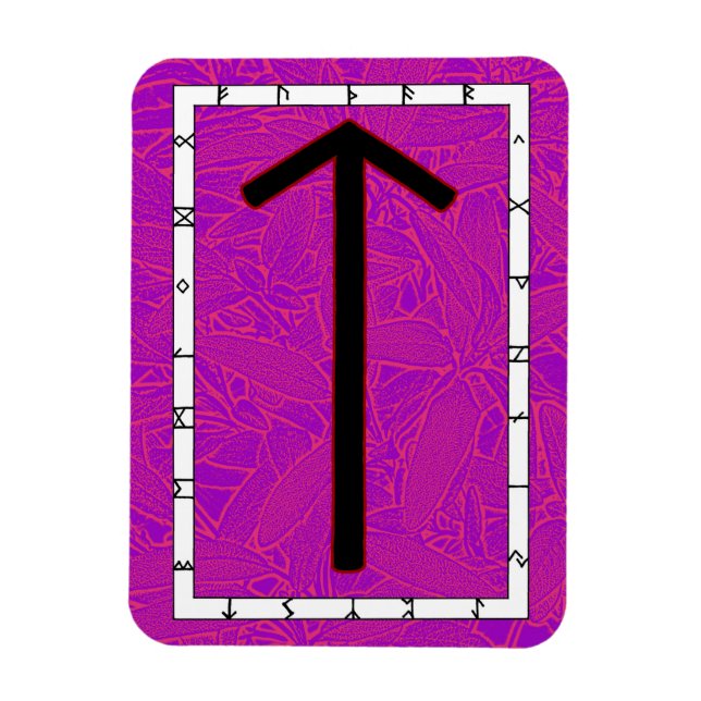 Tiwaz Viking Rune Magnet - Victoire ! (Vertical)
