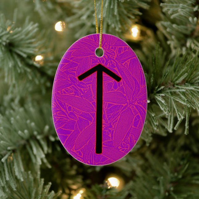 Tiwaz Viking Rune Weihnachten Ornament - Sieg! (Baum)