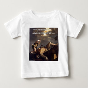 Tizian Zitat & David/Goliath Gemälde Geschenke Baby T-shirt