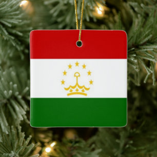 TJ001 Tadschik FLAG Tadschikistan, Asien, Keramikornament