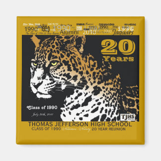 TJHS 20 Jahre Square Magnet