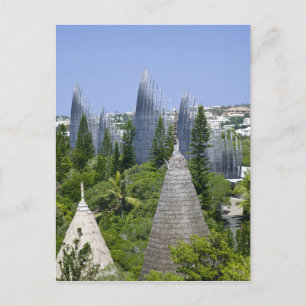 Tjibaou Kulturzentrum, Noumea, Neukaledonien Postkarte