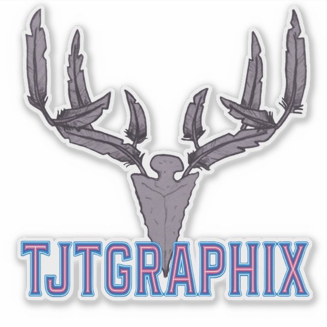TJTGRAPHIX Sticker (Vorderseite)