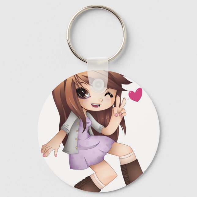 TK-Chibi-Schlüsselanhänger Schlüsselanhänger (Vorderseite)