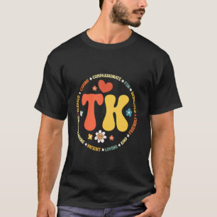 TK-Lehrer-Platz beim Übergangs-Kindergarten zurück T-Shirt