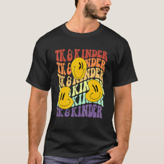 TK und Kinder Retro-Lächeln-Gesicht Zurück zur Sch T-Shirt