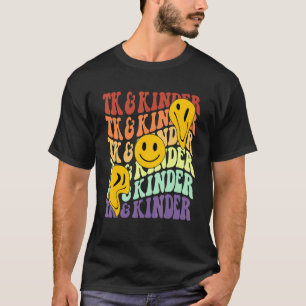 TK und Kinder Retro-Lächeln Gesicht Zurück zur Sch T-Shirt