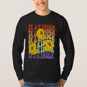 TK und Kinder Retro-Lächeln-Gesicht Zurück zur Sch T-Shirt