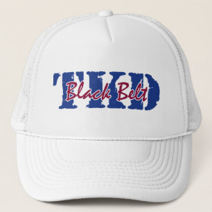 TKD schwarzer Gürtel Truckerkappe