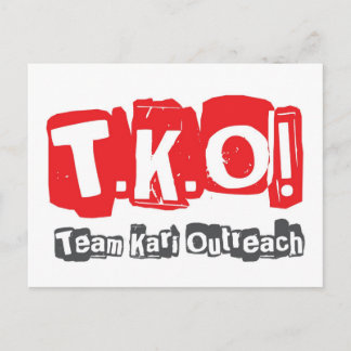 TKO - Old Punk Style Postkarte