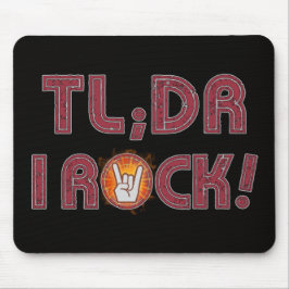 TL;DR I Rock! Mousepad