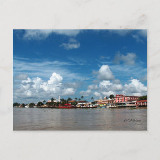 Tlacotalpan aus dem Rio Papaloapan Postkarte