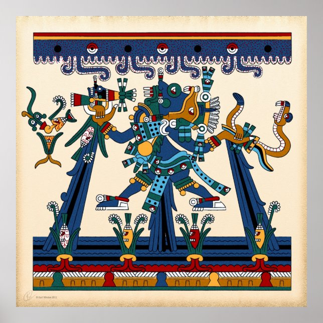 Tlaloc Poster (Vorne)