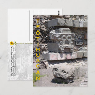 Tláloc, Teōtihuácān, Mexiko - Postkarte