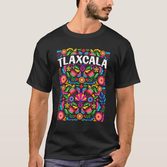 Tlaxcala Flores Mexicanas T-Shirt (Vorderseite)
