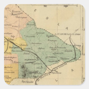 Tlaxcala, Mexiko Quadratischer Aufkleber