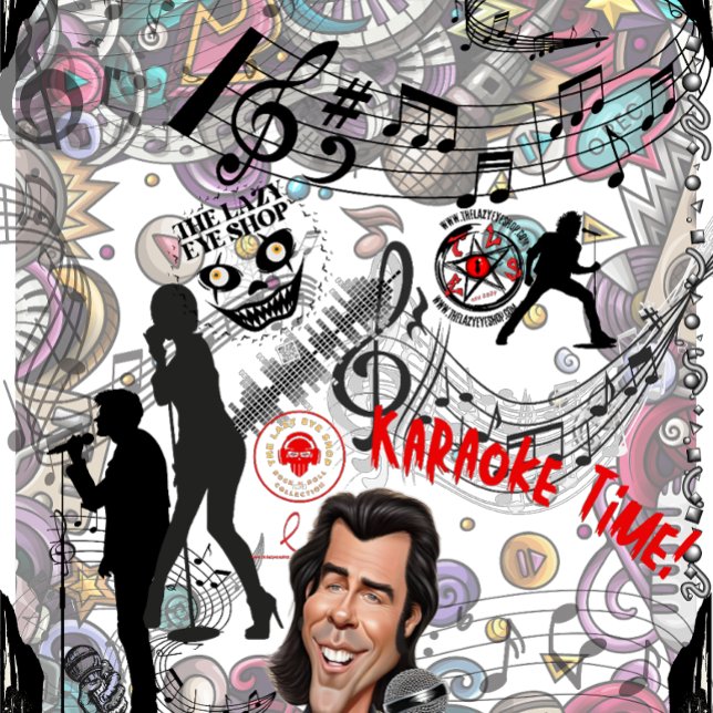 TLES Karaoke Time Womans T-Shirt Design (Von Creator hochgeladen)