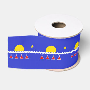 Tlicho Flag Ribbon Tlicho Nation Ribbon Ripsband