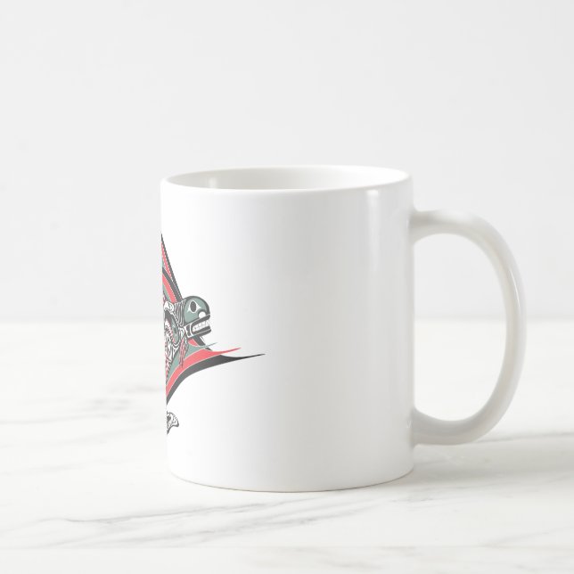 Tlingit-Killerwal u. Eagle Kaffeetasse (Rechts)