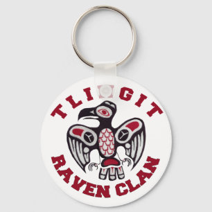 Tlingit-Raben-Clan-Schlüsselanhänger Schlüsselanhänger