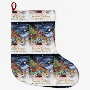 TLM: Santa in Training Weihnachten Strumpf Großer Weihnachtsstrumpf