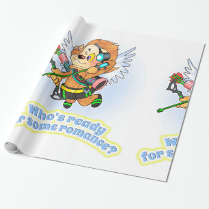 TLM: Willie das Wolf Cupid Wrapping Paper Geschenkpapier