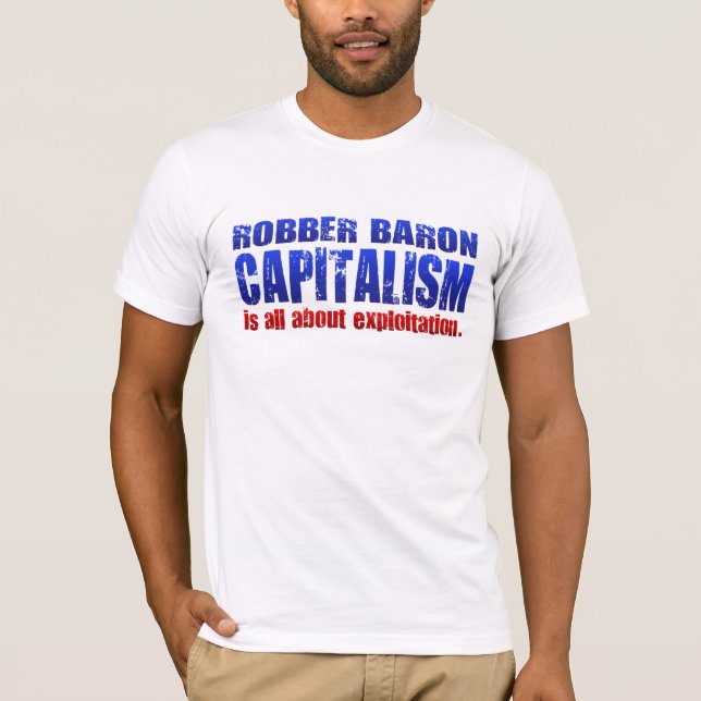 TLT Raubritter-Marken-Kapitalismus T-Shirt (Vorderseite)